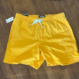 Men's Yellow/Orange Shorts